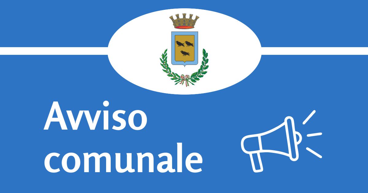 Copertina avviso comunale