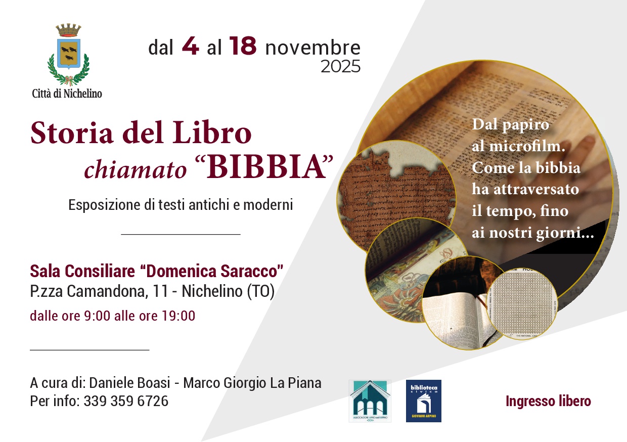 Storia del Libro chiamato “BIBBIA”