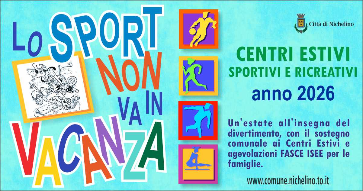 Lo sport non va in vacanza 2026