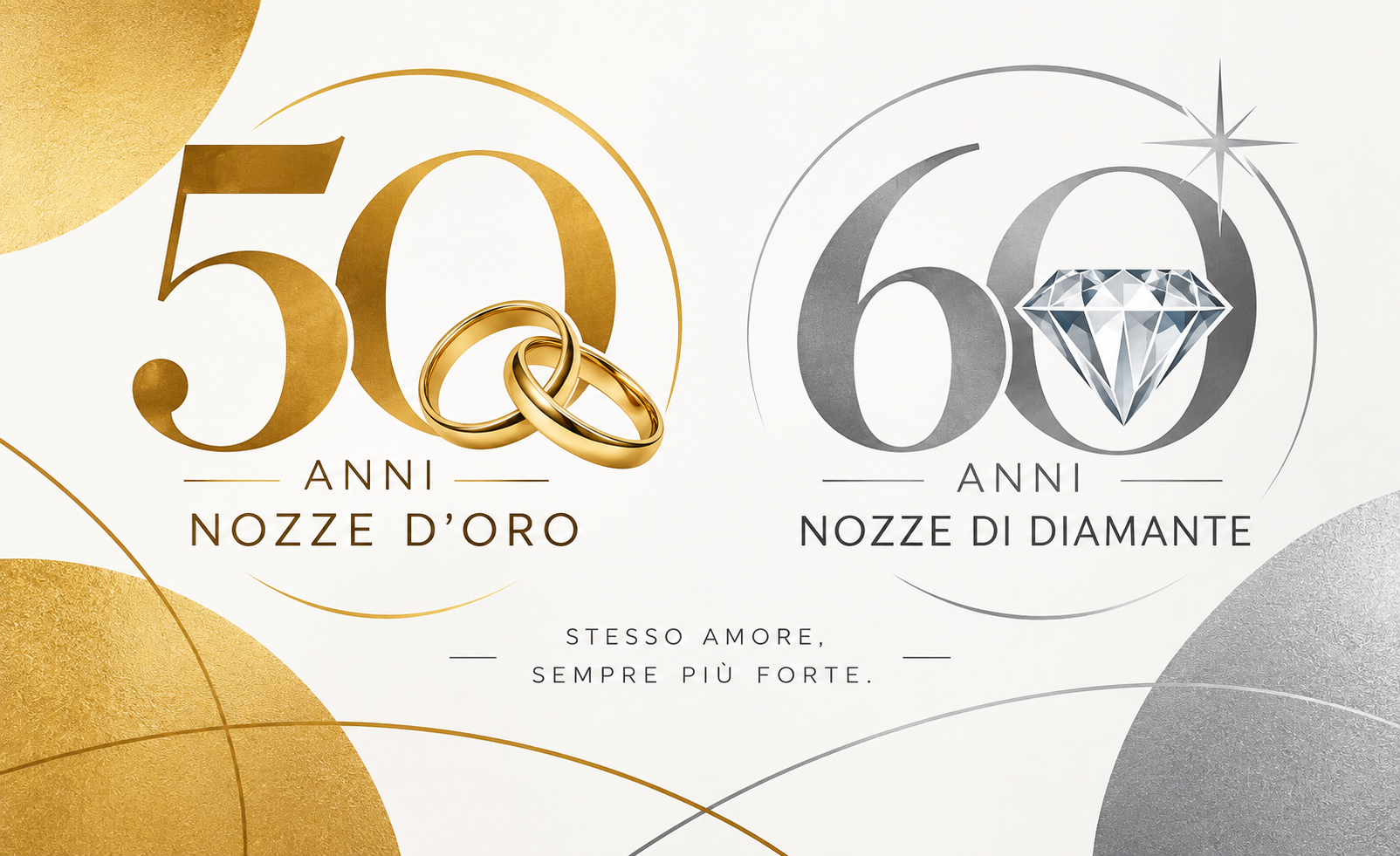 Nozze d'oro e di diamante